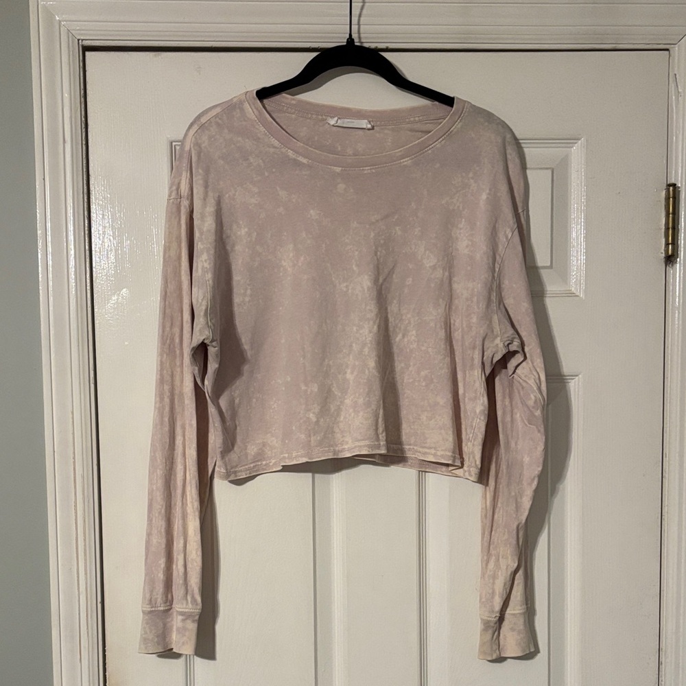Double Zero Light Pink Long Sleeve Top